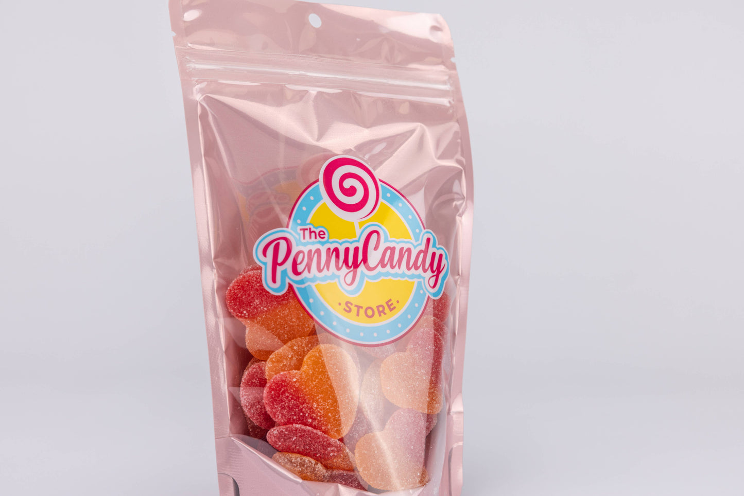 Valentine's Day Peach Gummi Hearts