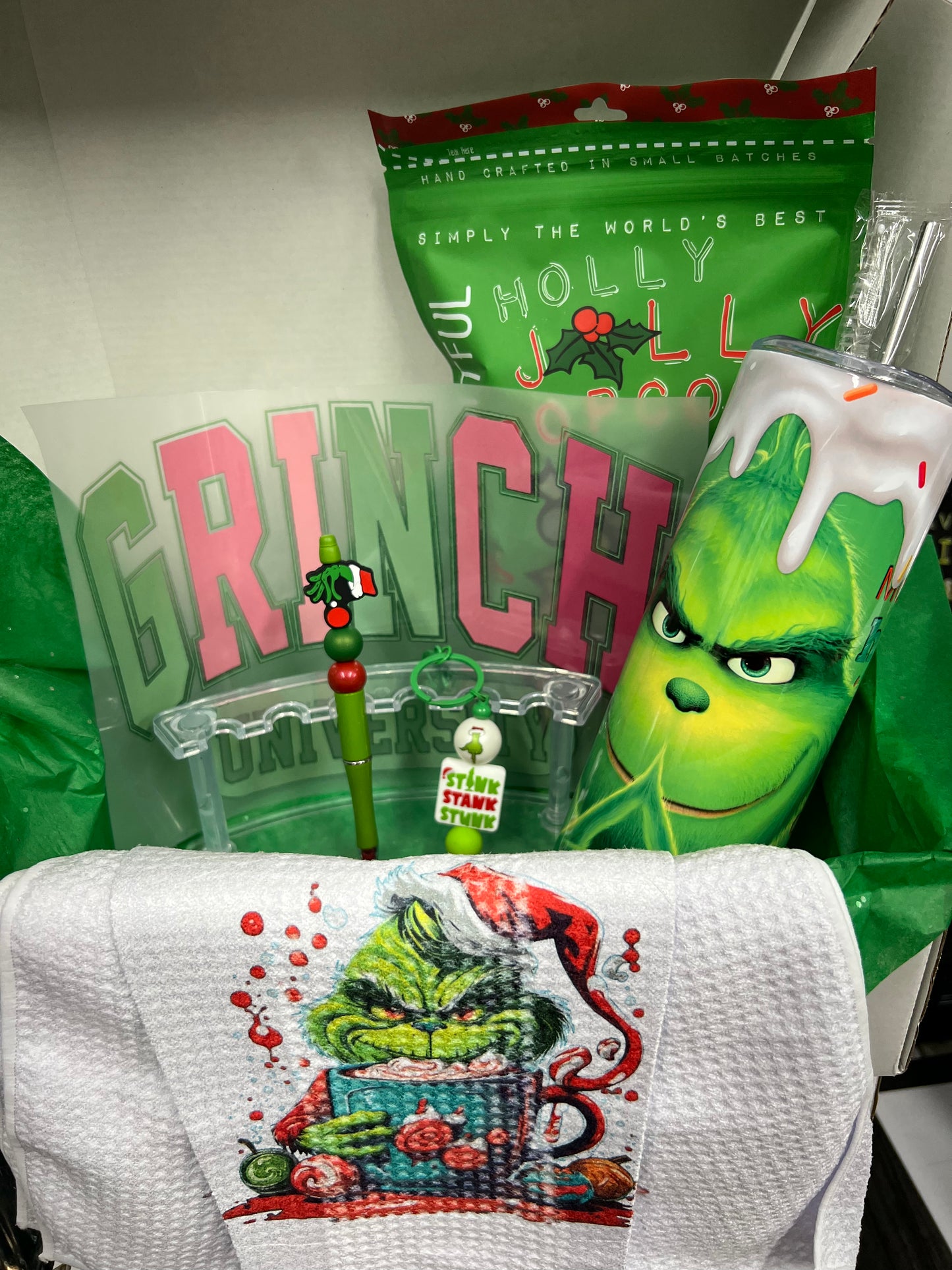 Christmas Grinch Gift Box